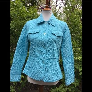 Bamboo Traders Quilted fitted jacket NWT